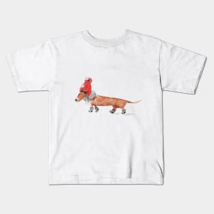 Funny Dachshound Lover Gift Kids T-Shirt